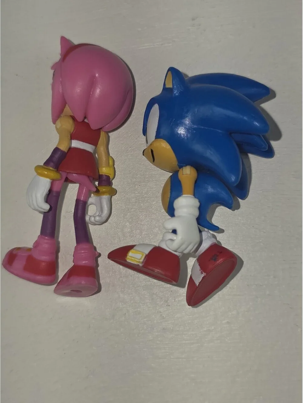 Lot Of Sonic The Hedgehog Amy Rose Tomy Boom Series Figure Sega Poseable 2.5-3